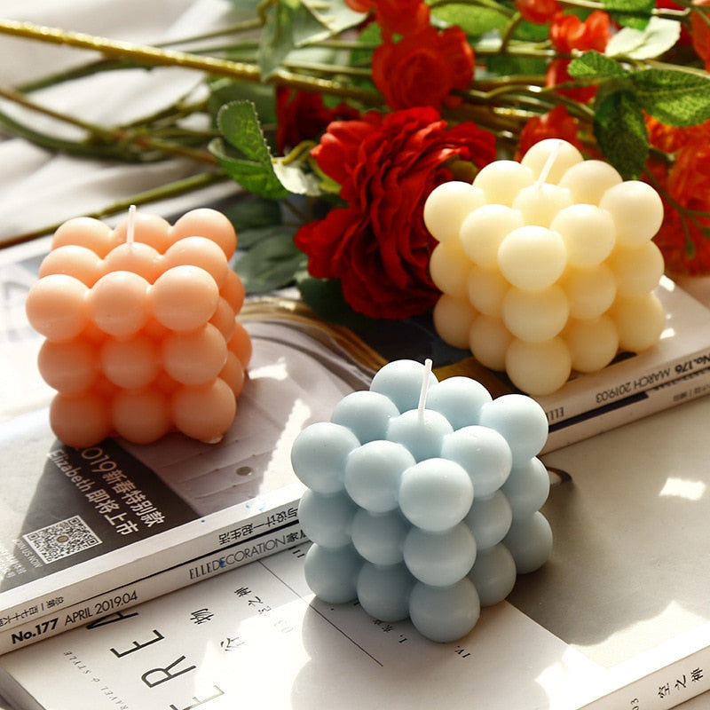 Bubble Cube Scented Candles