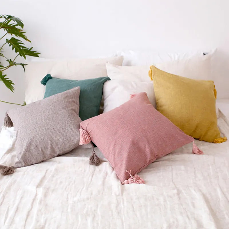 18X18 Linen Pillow Covers