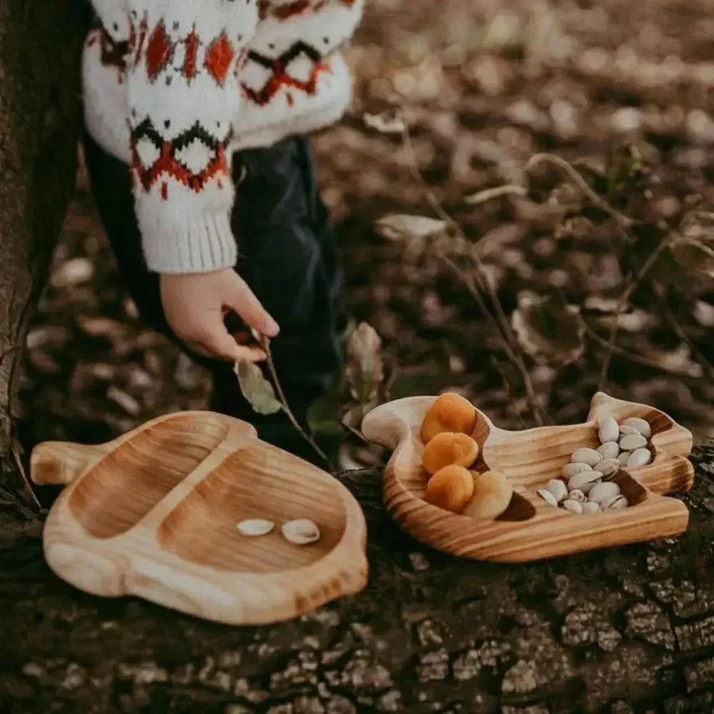 Wooden Snack Tray