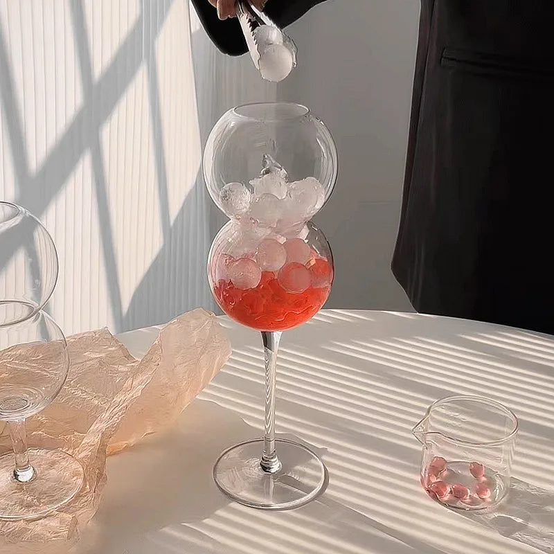 Bubble ball Cocktail Glass