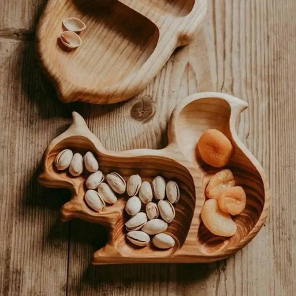 Wooden Snack Tray