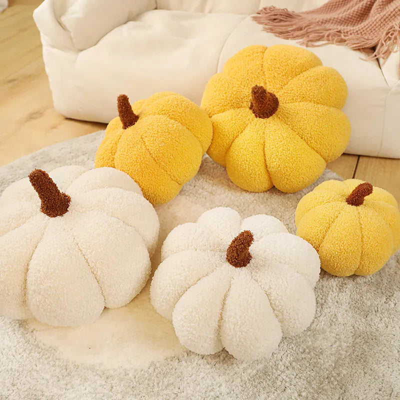 Fluffy Pumpkin Pillow