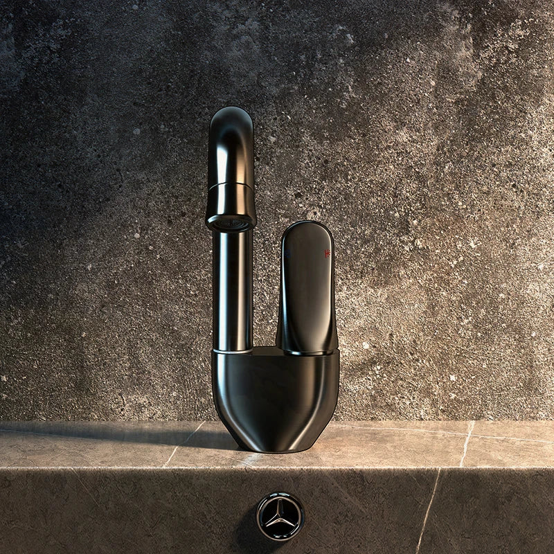 Gun Gray Bathroom Faucet