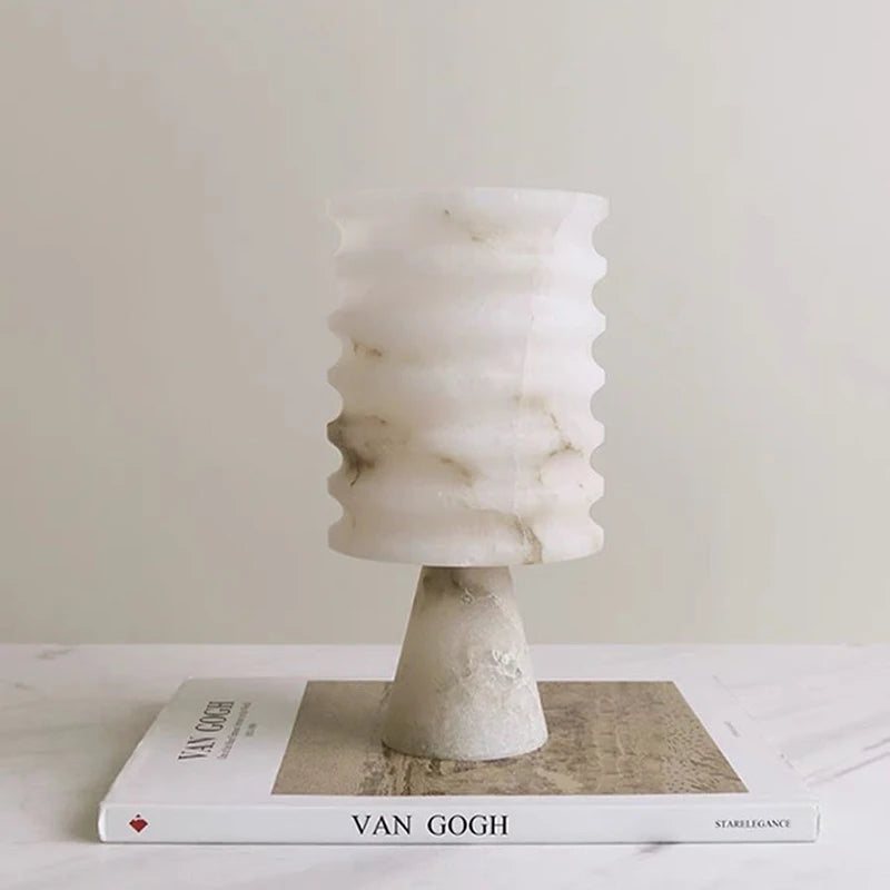 White Onyx Natural Marble Vase