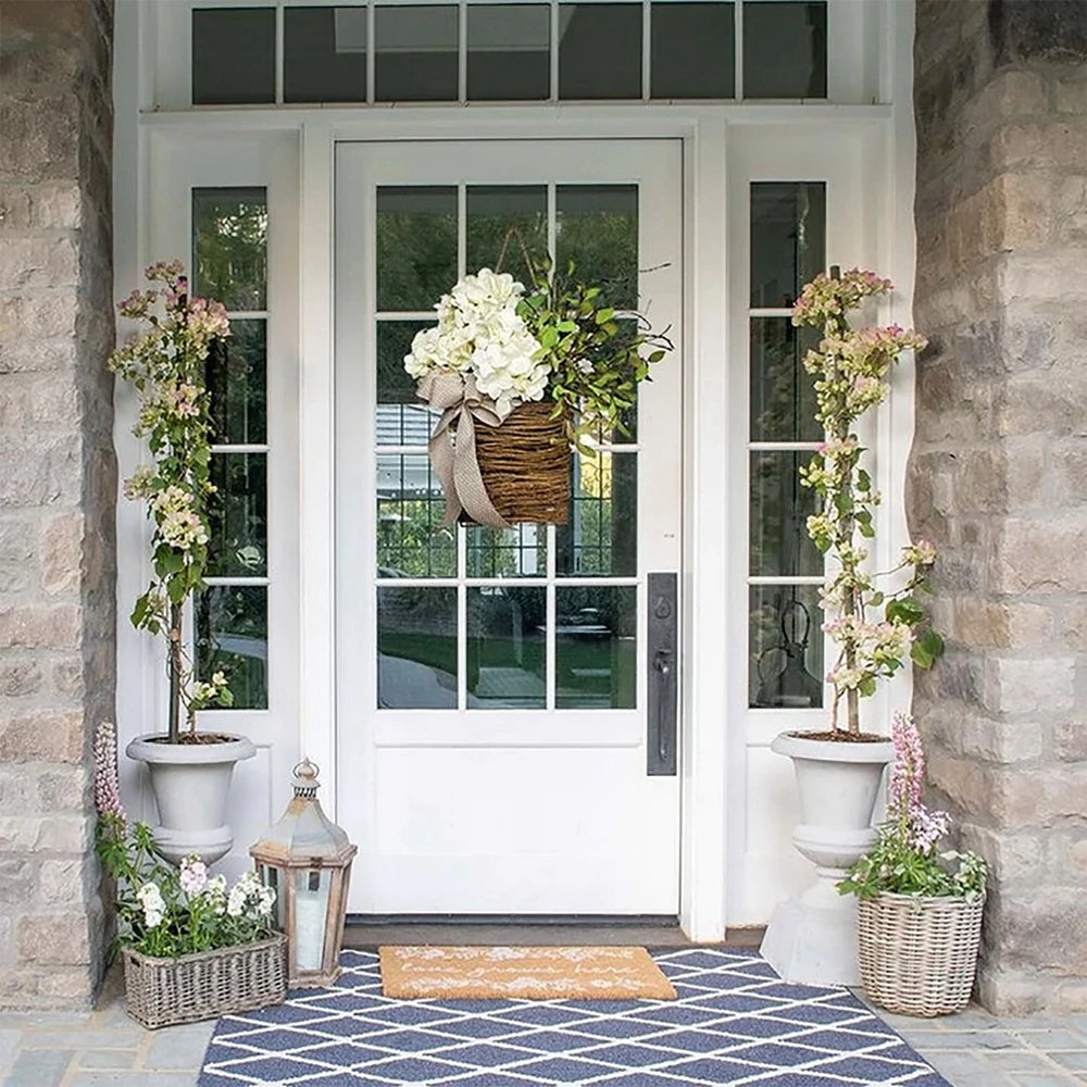 Artificial Wildflower Hanging Basket