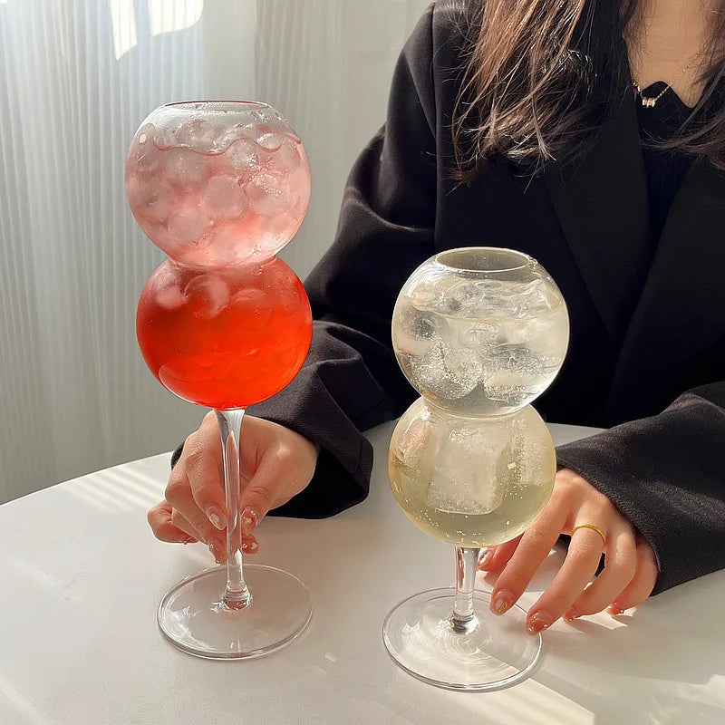 Bubble ball Cocktail Glass