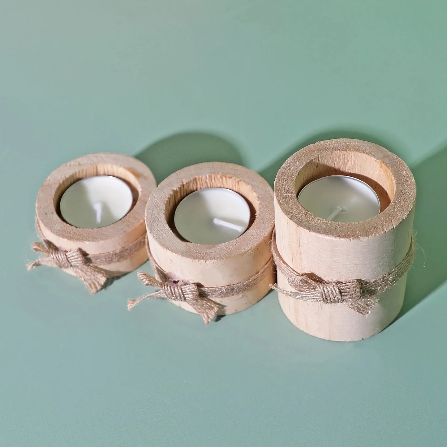 Wooden Candle Holder