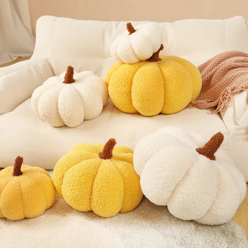 Fluffy Pumpkin Pillow