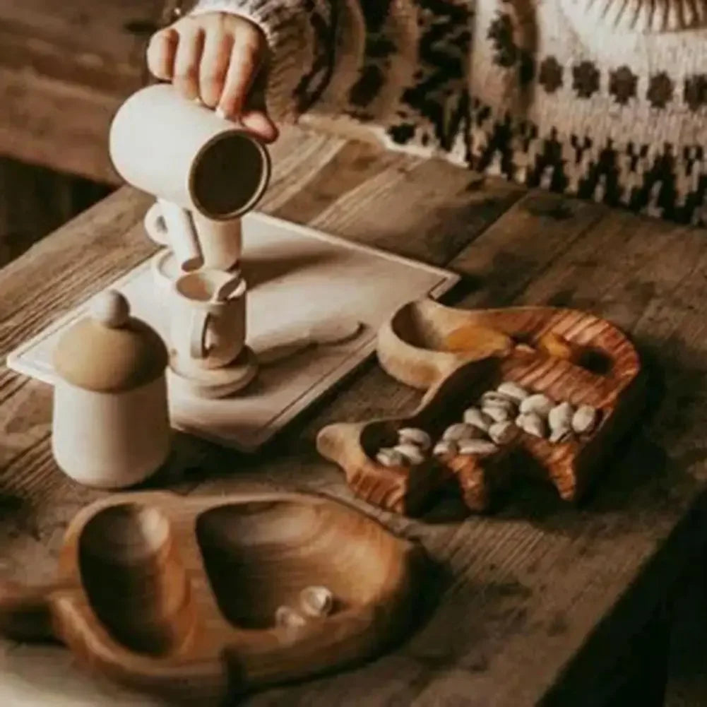 Wooden Snack Tray