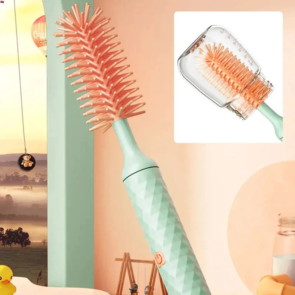 Electric Silicone Baby Bottle Brush