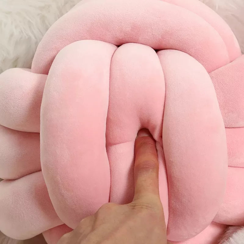 Ultra Soft Knot Ball Pillows