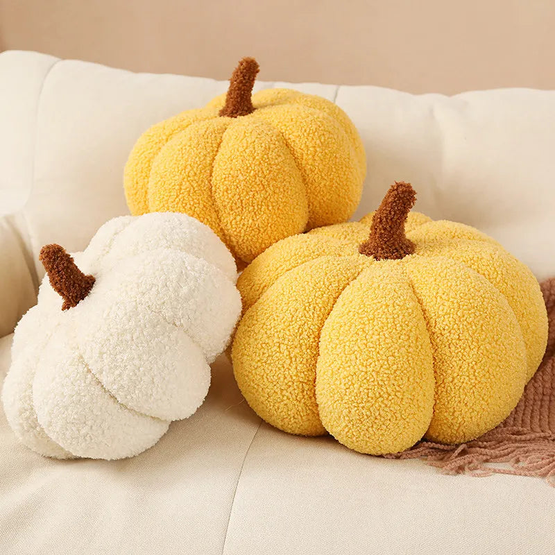 Fluffy Pumpkin Pillow