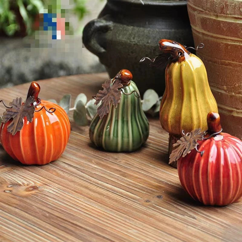 Ceramic pumpkins