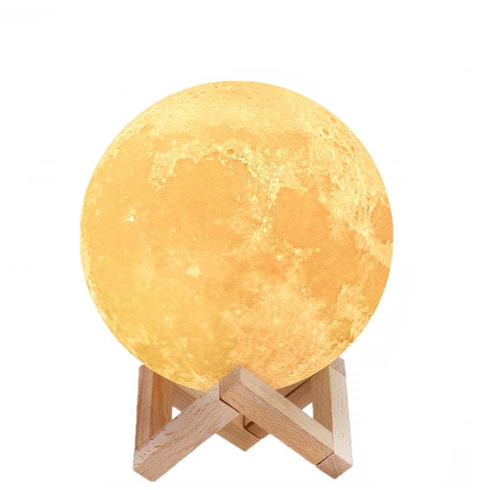 3D LED Moon Night Light