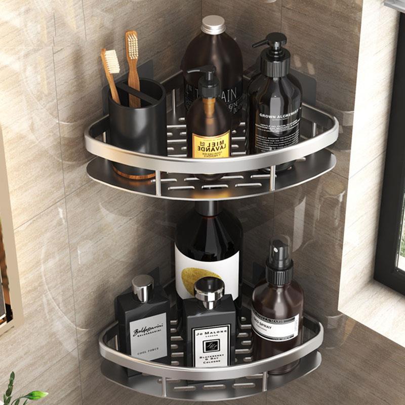 Bathroom Non-Drill Corner Shelf