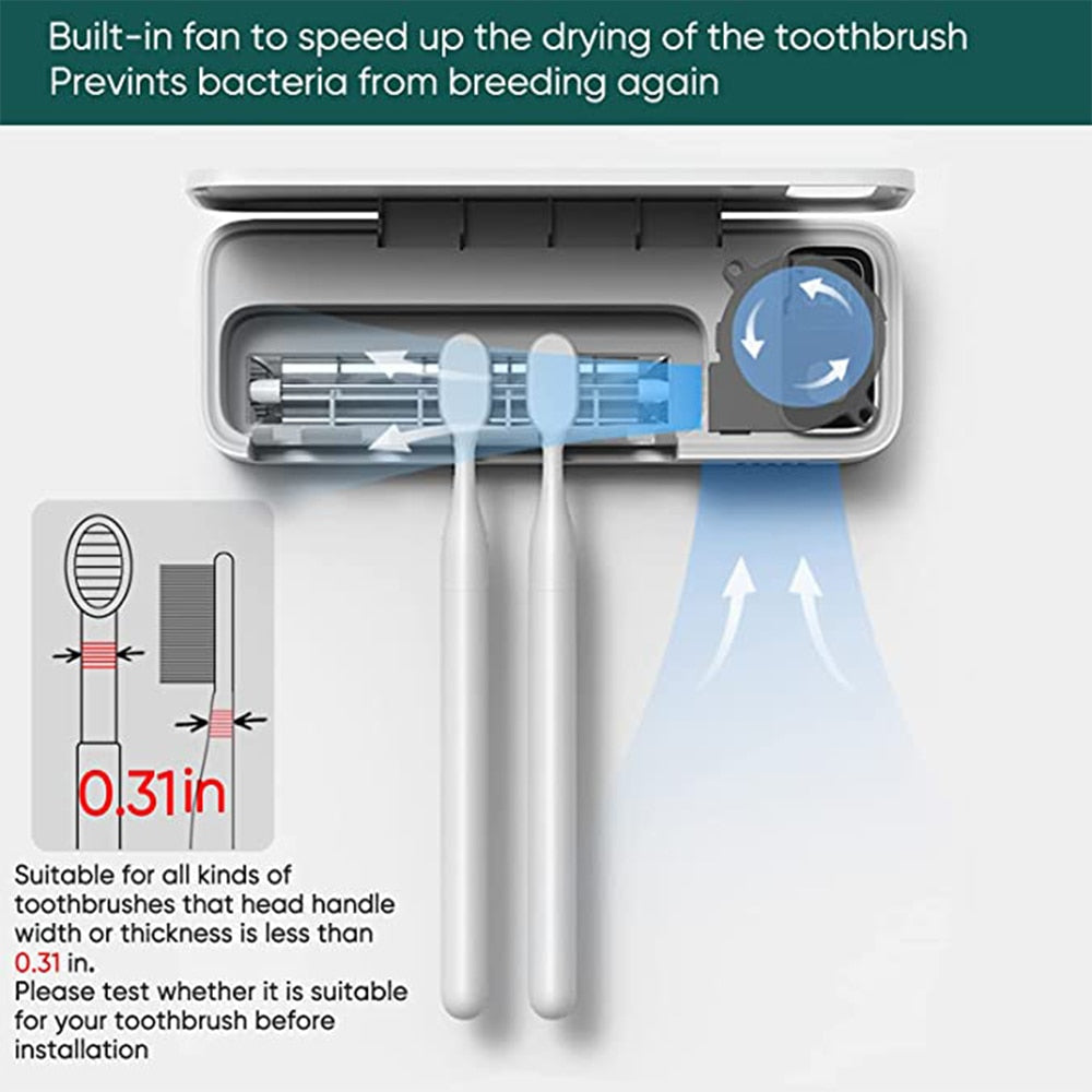 LED UV Toothbrush Steriliser.