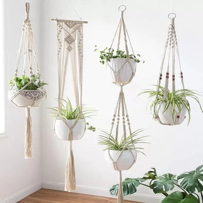 Indoor hanging baskets