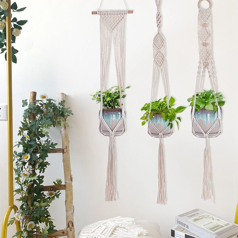 Indoor hanging baskets