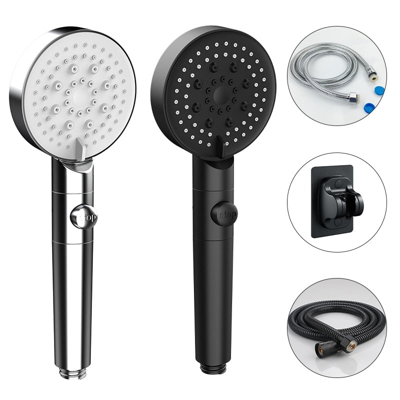 One-Touch Switch Six-Speed Shower Head