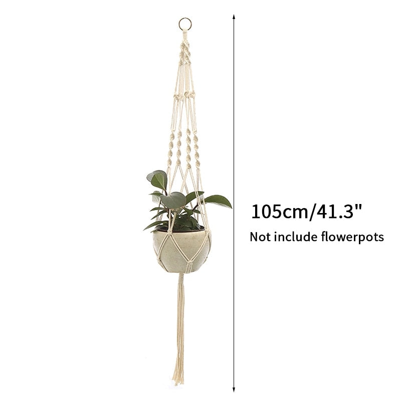 Indoor hanging baskets